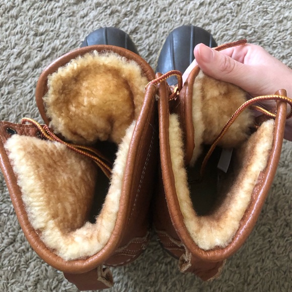 LL bean fur lined boots - Picture 5 of 8